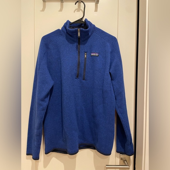 Patagonia Other - Patagonia Men's Blue Quarterzip Sweatshirt